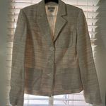 Michael Kors 6 beige and gold three button blazer Photo 0