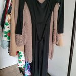 Femme Luxe Black Tie Waist Long Sleeve Body Suit 41B Photo 5