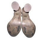 Free People Taupe Nouvella Criss Cross Wrap Chunky Heel Suede Leather Sz 38/6.5 Photo 7