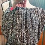 Loft Black and White Patterned Jumpsuit Photo 9