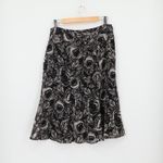 Van Heusen Whimsigoth Sheer Overlay Midi Skirt Dark Fairy Grunge Office Siren Midi Size 8 Photo 1