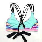 Endless Sun Pink Triple Strap Tie Bacck Bikini Top Swimwear XL Photo 1