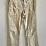 Pistola  Lyla Khaki High Rise Flare Wide Leg Denim Jeans Cottage Pants Womens 28 Photo 0