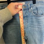Madewell  | Blue Ankle Cropped Jeans with Frayed Hem‎ 25 Boyfriend Photo 9