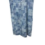 Villager Sport Liz Claiborne Blue Patchwork‎ Denim Maxi Dress Short Sleeve 12 Photo 8