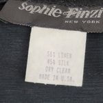 VTG Sophie Finzi Top Womens S Black Silk Linen Blend Lagenlook Tunic Shirt Photo 9