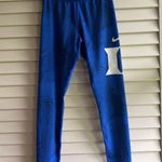 Nike Blue and White Leggings Photo 0