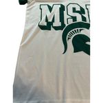 Victoria's Secret Pink Victoria Secret Women's MSU Jersey V Neck Tshirt size Small Michigan State Photo 4