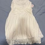 Merokeety Strapless Tube Ruffled Tiered Mini Dresses Photo 1