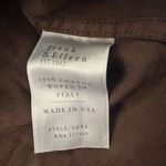 Frank & Eileen Luke 100% Cotton Button Up in Chocolate Brown Size M Size M Photo 4