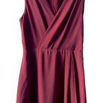 Forever 21  Coral Sleeveless Faux Wrap Dress XS feminine chic salmon summer cute Photo 0