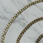 Gold Tone Skinny Flat Chain Link Purse Handbag Replacement Strap 46" ✨ Photo 2