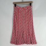 Tory Burch Jada Floral Print Floral Godet Pleated A-Line Skirt Size XS Photo 6