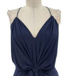 MISA Los Angeles Domino Navy Blue Ruched Sleeveless Mini Dress Size XS Photo 3