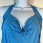 Victoria's Secret Vintage VTG Y2K  Bra Tops Halter Blue Sweetheart Neck Large EUC Photo 2