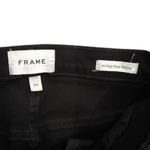 Frame Ali High Rise Cigarette Jeans in Noir, Size 24 Photo 4