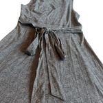 Toad & Co Cue Sleeveless Dress Buffalo Herringbone Print Brown Size Medium NWT Photo 9