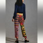 Farm Rio Anthropologie ‎ Patchwork Tapestry Pants size medium NWT Photo 1