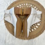 Almeida by Los Ame White Star Short Western Heeled Boots Size 8 Photo 4