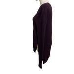 Lululemon Merino Wool Sweater Purple Women'sSize 8 Thumbhole Knit Pullover Photo 3