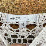 Vince  Creme Crochet Lace Boho Sun Dress M Photo 4