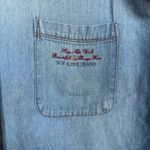 NY Line Jeans Vintage Denim Sleeveless Button Photo 3