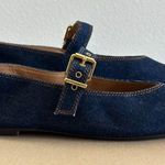 Madewell The Remy Mary Jane Flat in Dark Denim Multi, Size 6.5 Photo 3