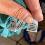 Roxy  Second Look Teal Vneck Ruffled‎ Wrap Dress Size XL Photo 4