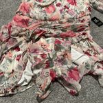 EXPRESS floral one shoulder ruffle romper size large NWT Photo 5