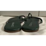 Esprit  Dark Green Party Flip Flop Sandals Ladies Size 7M Photo 4