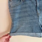 J.Crew Denim Cuff Shorts Size 33 Light Wash Casual Everyday Photo 2