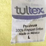 Tultex Zero Fox Given Yellow & Orange Graphic T-Shirt Top Size Large Photo 6