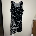 Chico's NWT  Bandana Harmony Black and White Asymmetrical MIDI Dress Photo 1