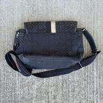 Coach  MINI Messenger Bag Canvas Black Blue Travel Photo 6