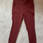 Cropped leg Maroon Lululemon leggings Red Size 8 Photo 2