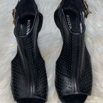 Merona  Black Open Toe Heels Photo 0