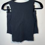 SKIMS Womens Lounge Set Shorts & Tank Top Black Faded Stretch Sleepwear Sz Small Photo 3