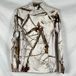 Realtree  APC 1/4 Zip Forest Camouflage Long Sleeve Performance Top Small Photo 1