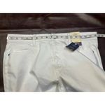st. john's bay  White Capri Pants Women's‎ Size 16 Mid Rise Stretch Summer New Photo 12