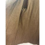 Bruno Magli Merino Wool Ribbed Belted Shawl Cardigan Women's M TAN Size M Photo 10