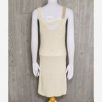 Clare touch knit crochet midi bodycon tank top dress crochet / knitted dress siz Brown Photo 3