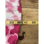 Q&A  Women's Red White Tie Dye V-Neckline Sleeveless Blouse Top Size Medium Photo 7