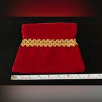 Du Barry Vintage Red Velvet Evening Bag Photo 4