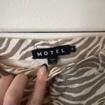 Motel Rocks Zoven Tonal Zebra Flare Trousers Photo 5