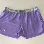 Under Armour Women’s Loose Size Large Purple Shorts Photo 0