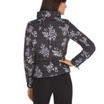 White House | Black Market  Women’s‎ Black White Floral Quilted Puffer Jacket XL Photo 1