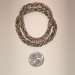 Elegant Green and White Beaded Roll On Bracelet Set Photo 2