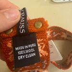 Free People Jenny Krauss Embroidered Belt wool, size small nwt Orange Photo 2