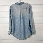 Rails Carter Lightning Bolt Ombré Chambray Button Down Shirt, EUC, Size XS Photo 8