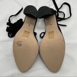 Raye 𝅺 Ives Black Suede Ankle Tie Block Heel Mules 7 Photo 5